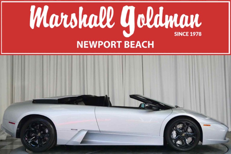 Argento Lame Lamborghini Murcielago Roadster with Nero Interior