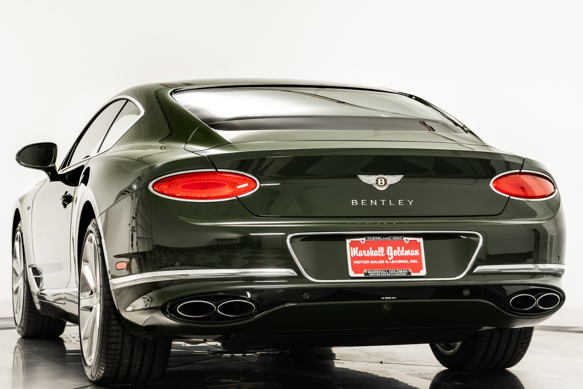 British Racing Green Bentley Continental GT V8 with Newmarket Tan 