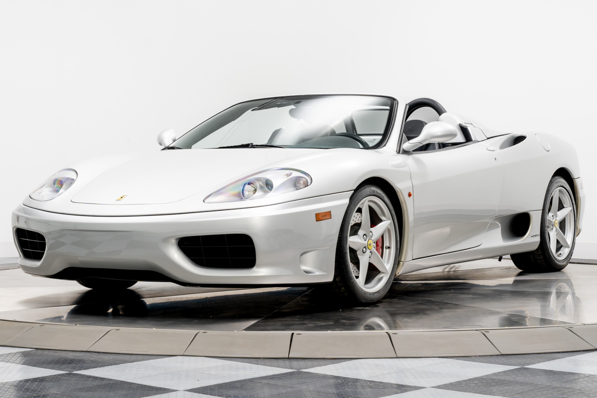 Argento Nurburgring Ferrari 360 Spider 6 Speed with Blu Medio