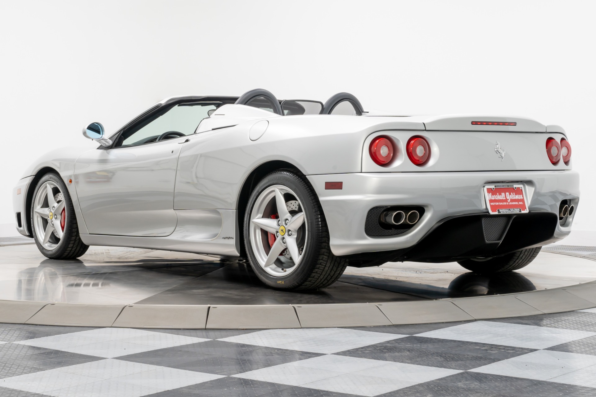 Argento Nurburgring Ferrari 360 Spider 6 Speed with Blu Medio