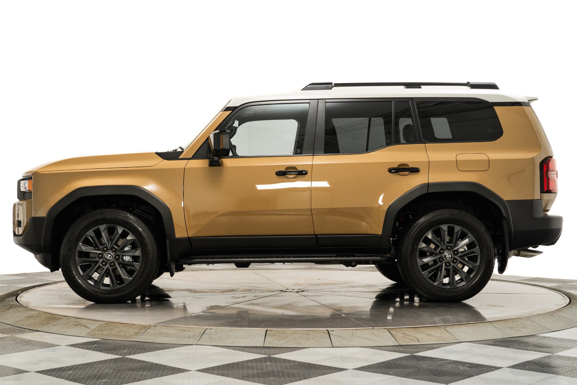 Trail Dust w/Grayscape Roof Toyota Land Cruiser with Black