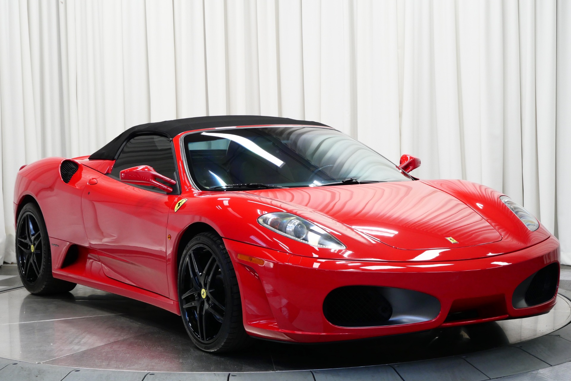 Rosso Corsa Ferrari F430 Spider with Beige Interior For Sale
