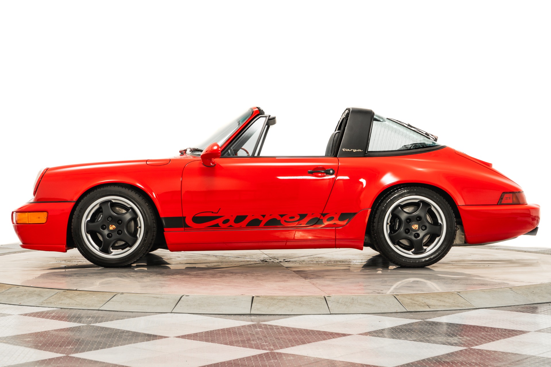 Guards Red Porsche 911 Targa 4 with Black Interior For Sale