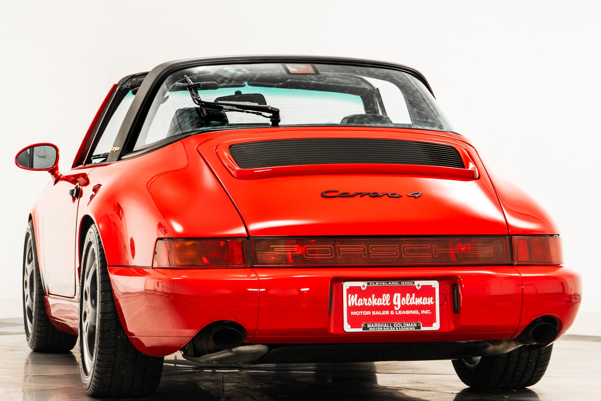 Guards Red Porsche 911 Targa 4 with Black Interior For Sale