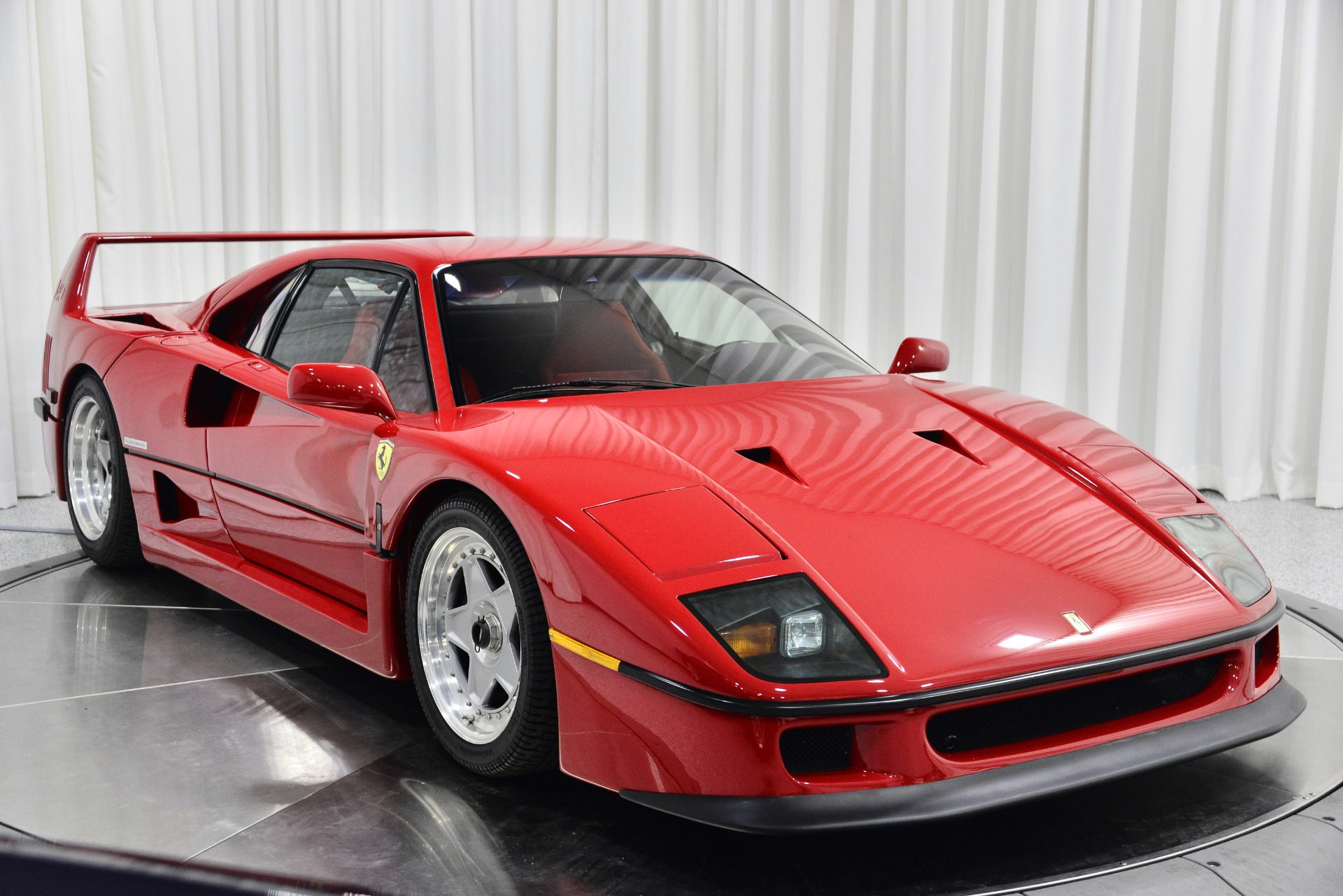 Rosso Corsa Ferrari F40 with Rosso Ferrari Interior For Sale
