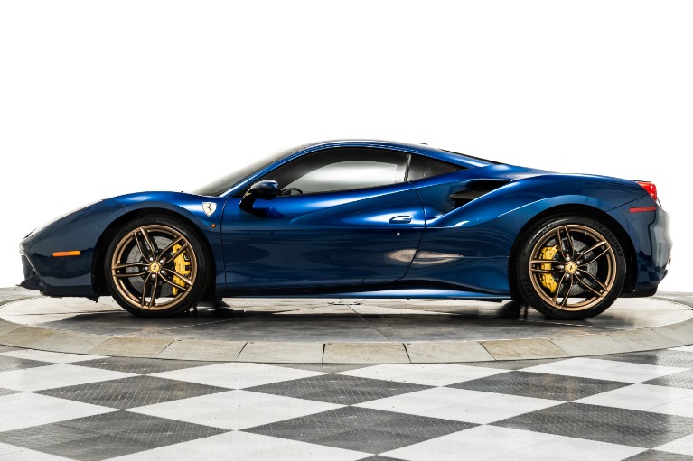 Blu Tour De France Ferrari 488 GTB with Cuoio Interior For Sale