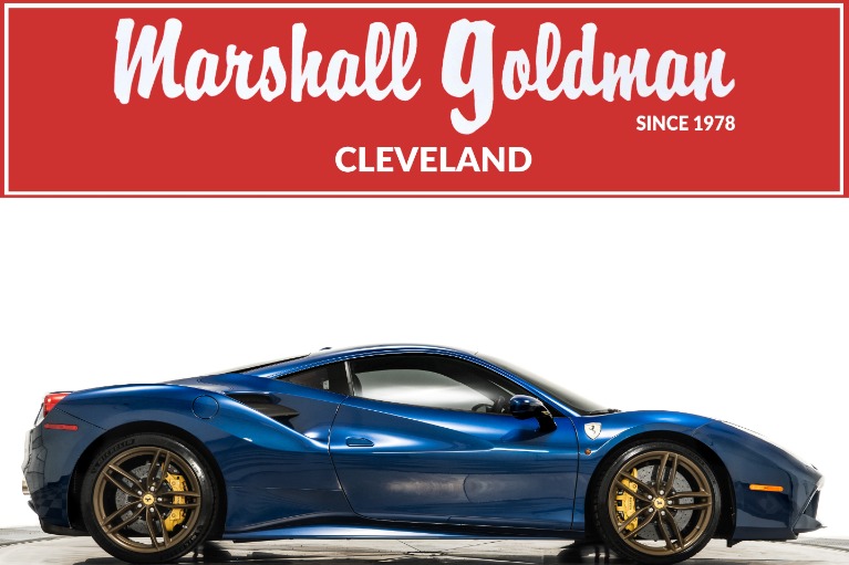 Blu Tour De France Ferrari 488 GTB with Cuoio Interior For Sale
