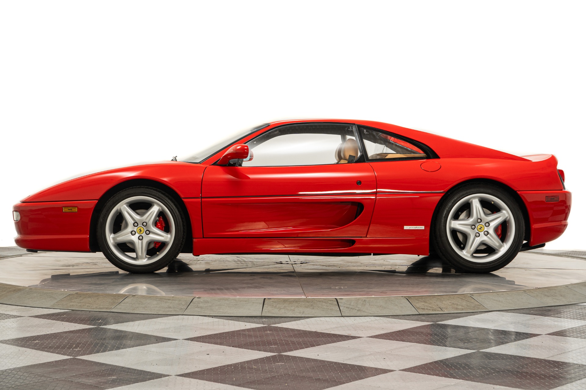 Rosso Corsa Ferrari F355 Berlinetta with Beige Interior For Sale