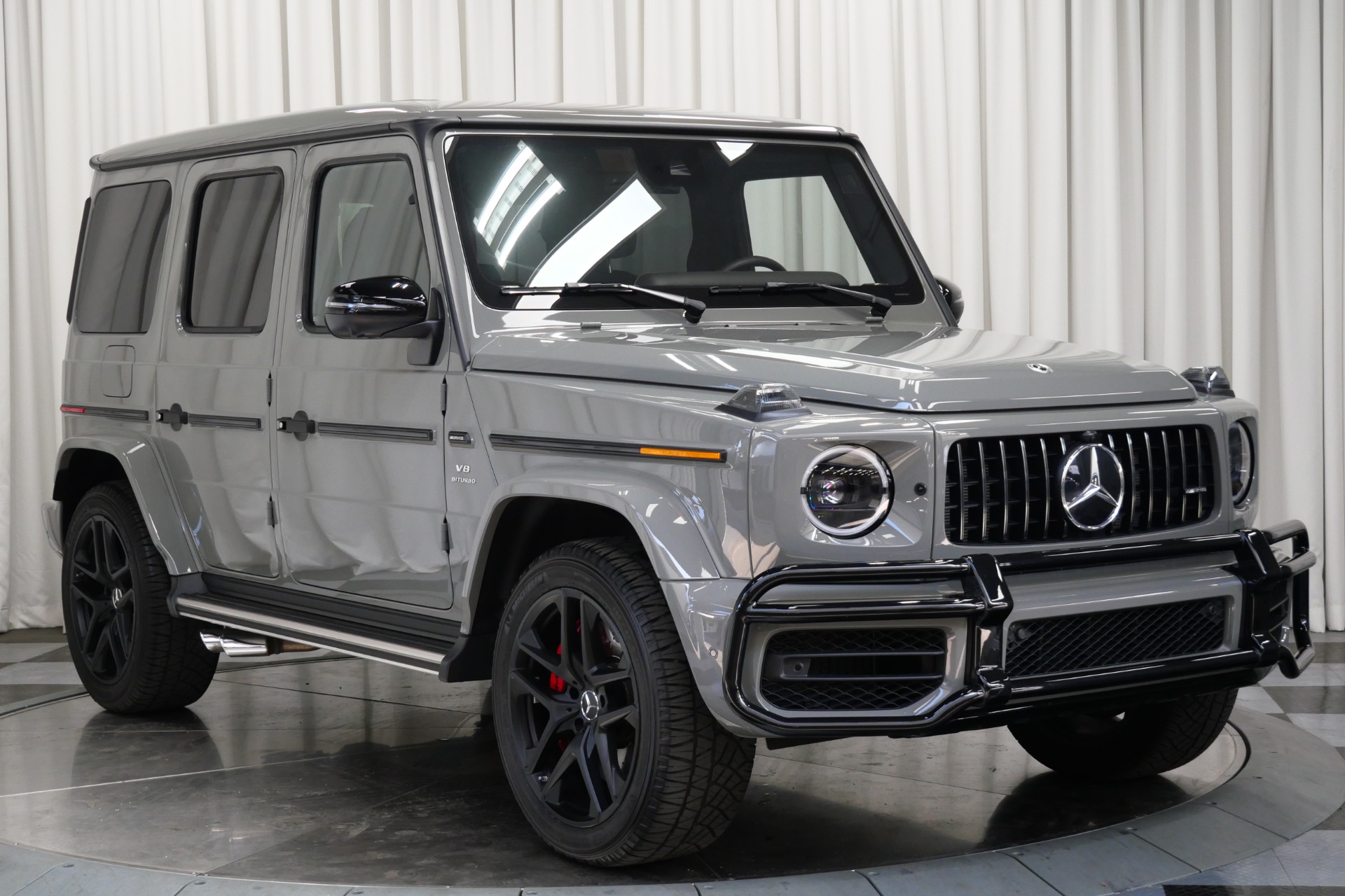 MANUFAKTUR Arabian Grey Mercedes-Benz G63 AMG with Platinum White