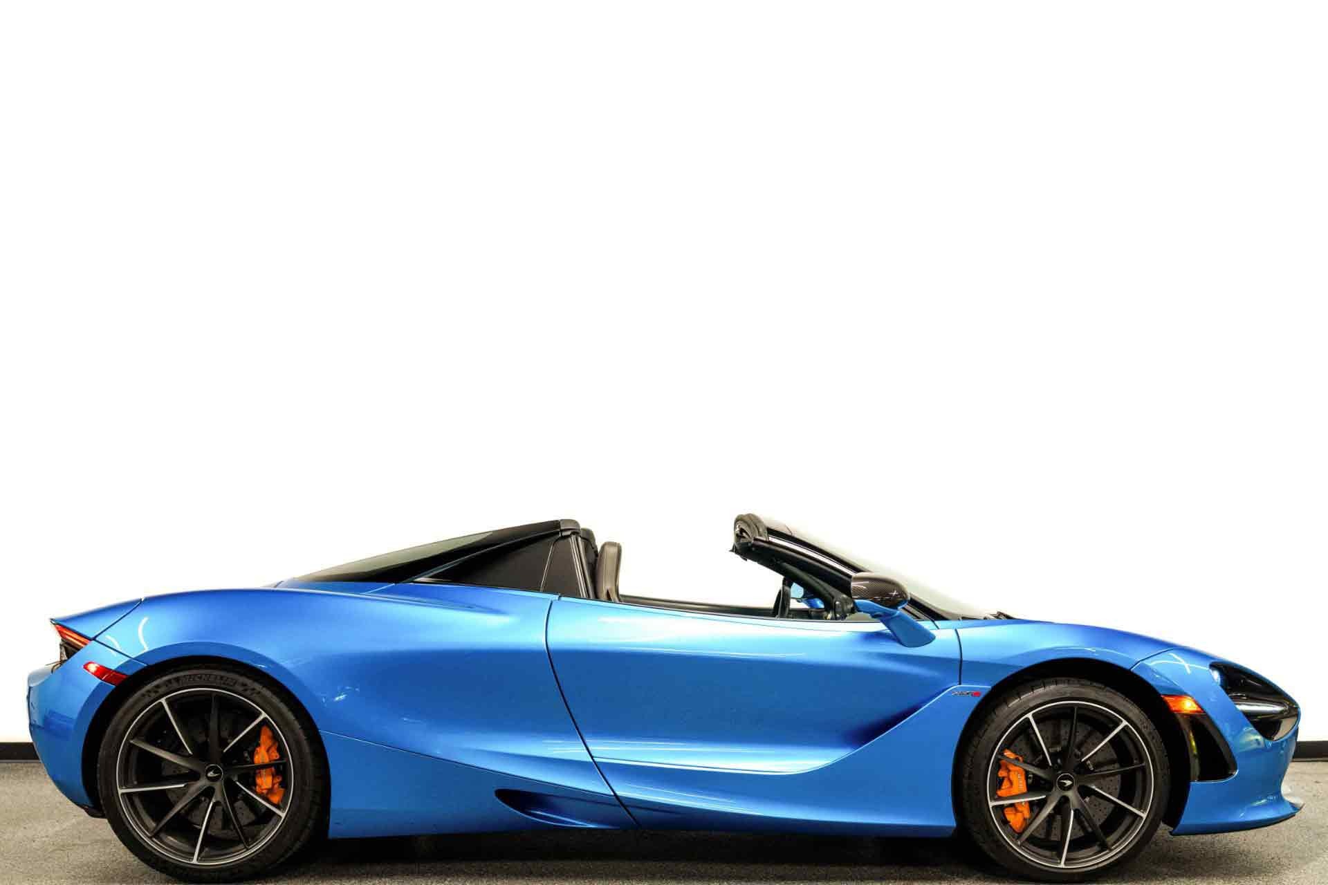 Ludus Blue McLaren 720S Spider Luxury with Carbon Black Interior