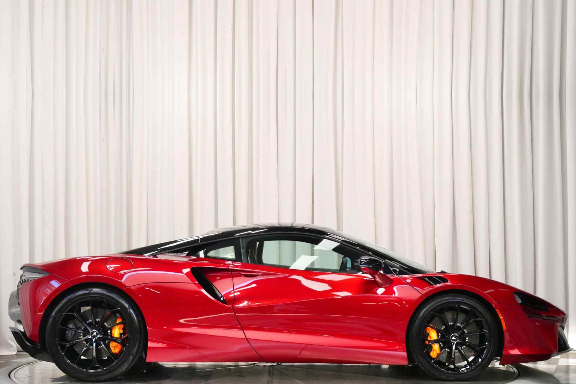 Amaranth Red McLaren Artura Techlux with Carbon Black Interior For