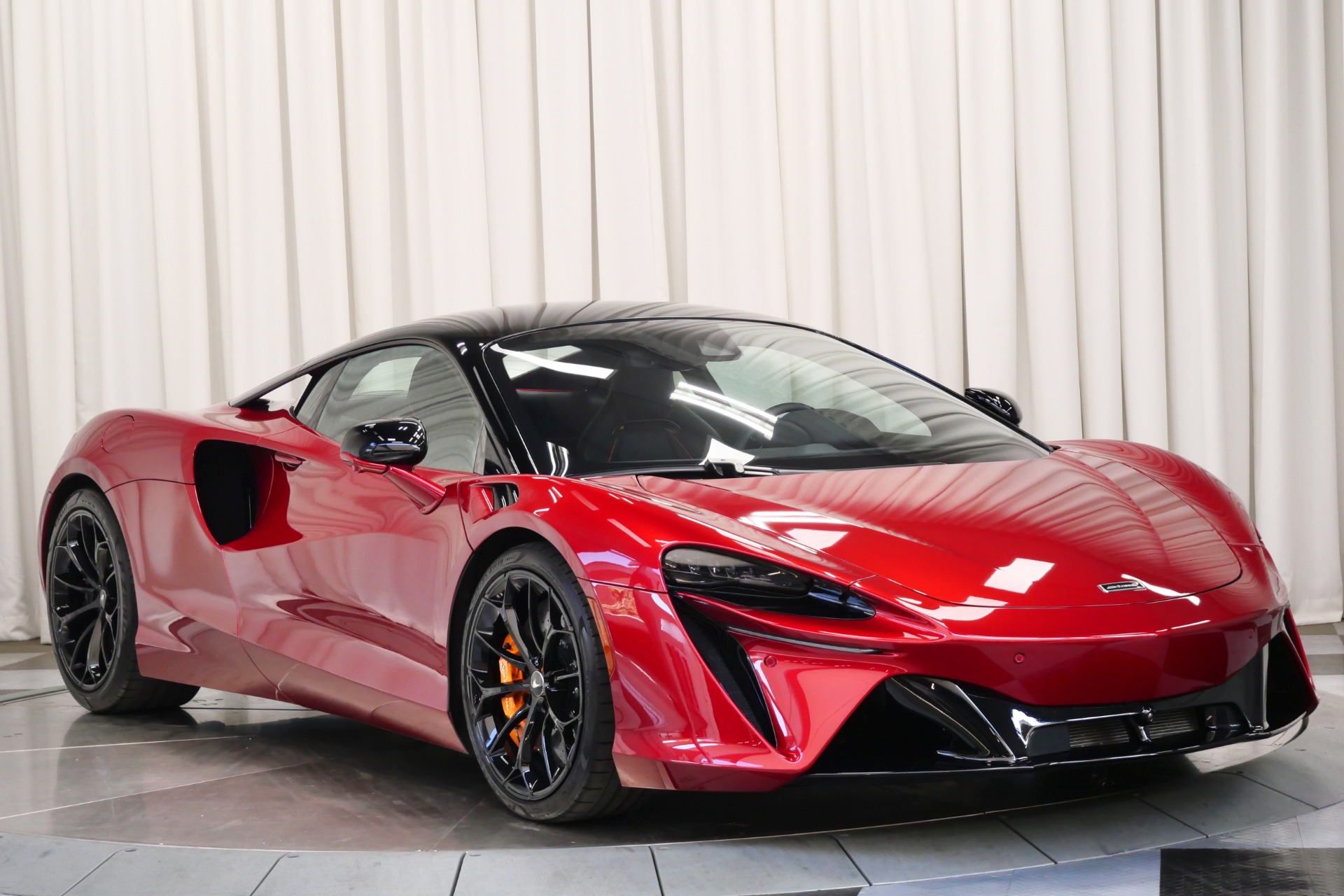 Amaranth Red McLaren Artura Techlux with Carbon Black Interior For