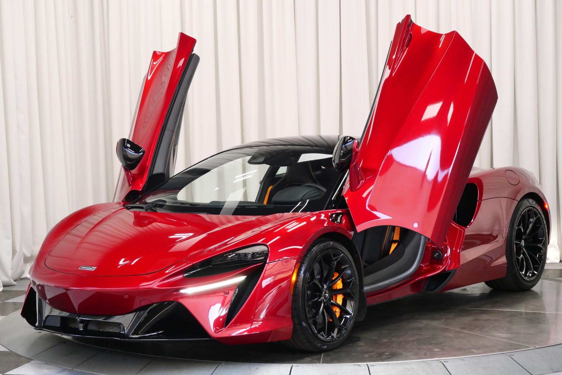 Amaranth Red McLaren Artura Techlux with Carbon Black Interior For