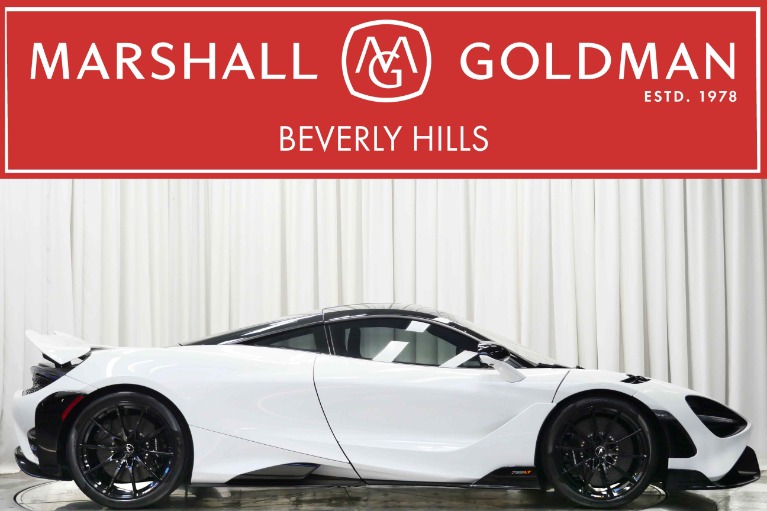 White McLaren 765LT with Carbon Black Interior For Sale - Stock