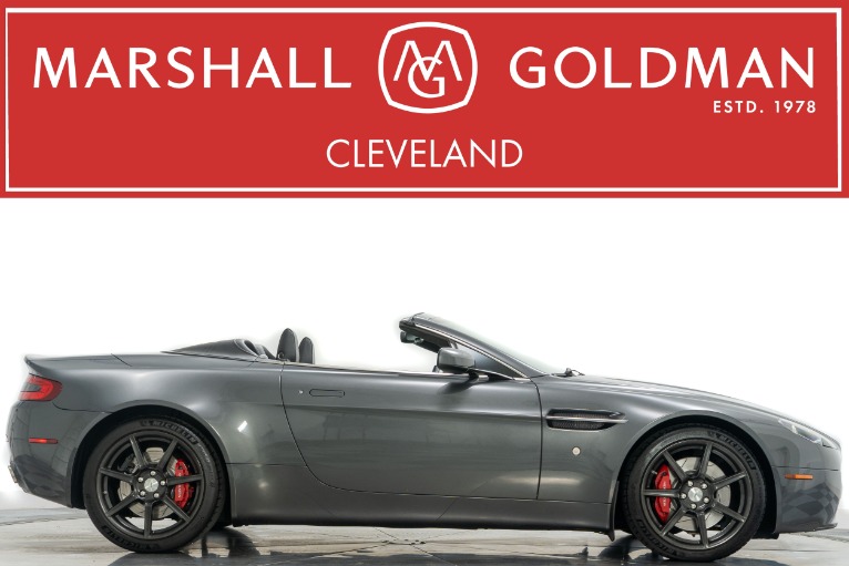 Tungsten Silver Aston Martin V8 Vantage Roadster -Great Sounding