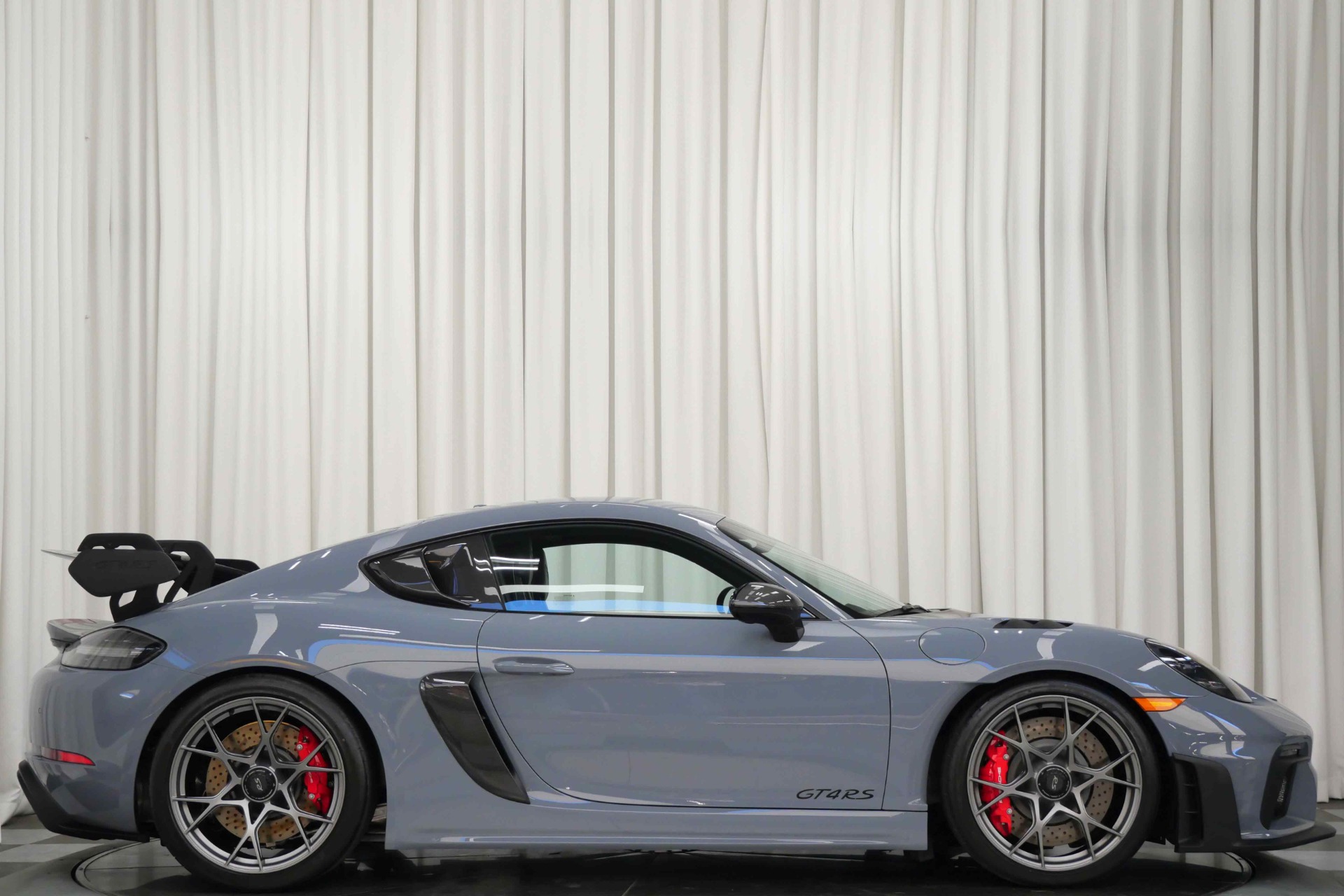 Arctic Grey Porsche 718 Cayman GT4 RS -Very Low Miles, Weissach