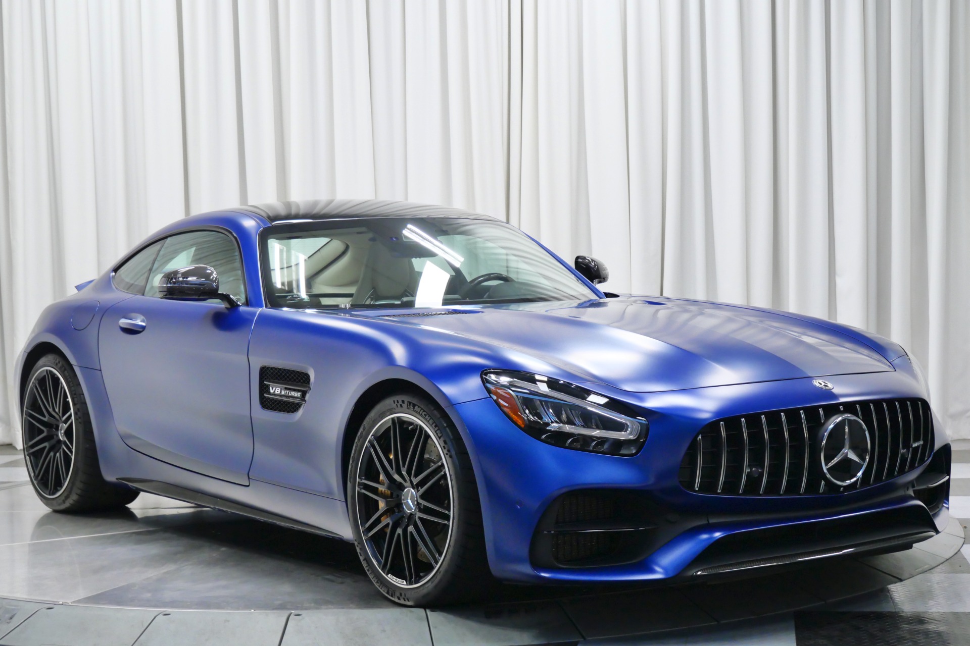 ベンツ　AMG designo Brilliant Blue Magno Mercedes-Benz AMG GT C -Factory Matte
