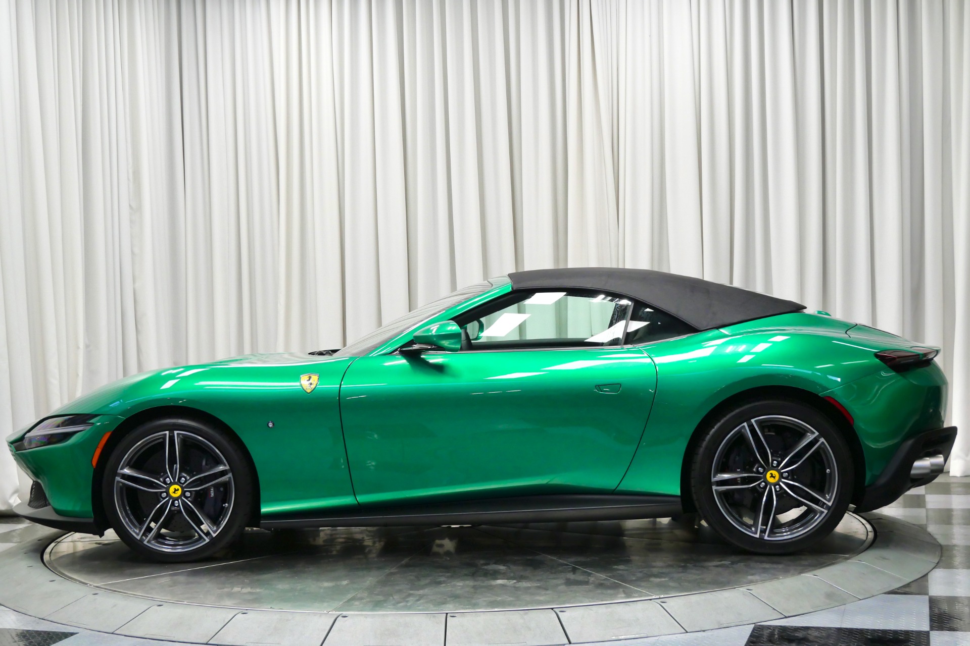 Green Jewel Ferrari Roma Spider -4 Layer Paint Color, Low Miles