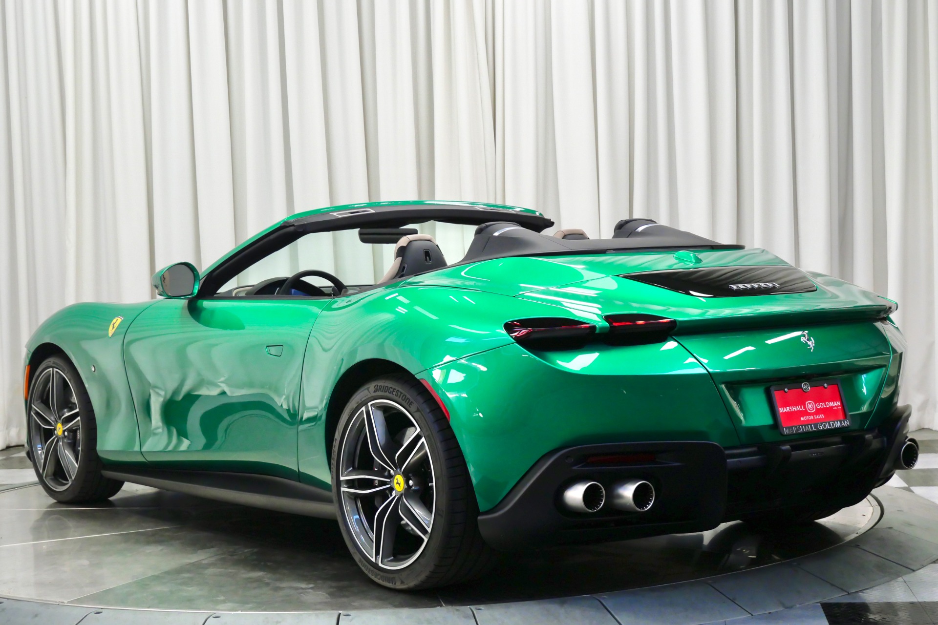 Green Jewel Ferrari Roma Spider -4 Layer Paint Color, Low Miles
