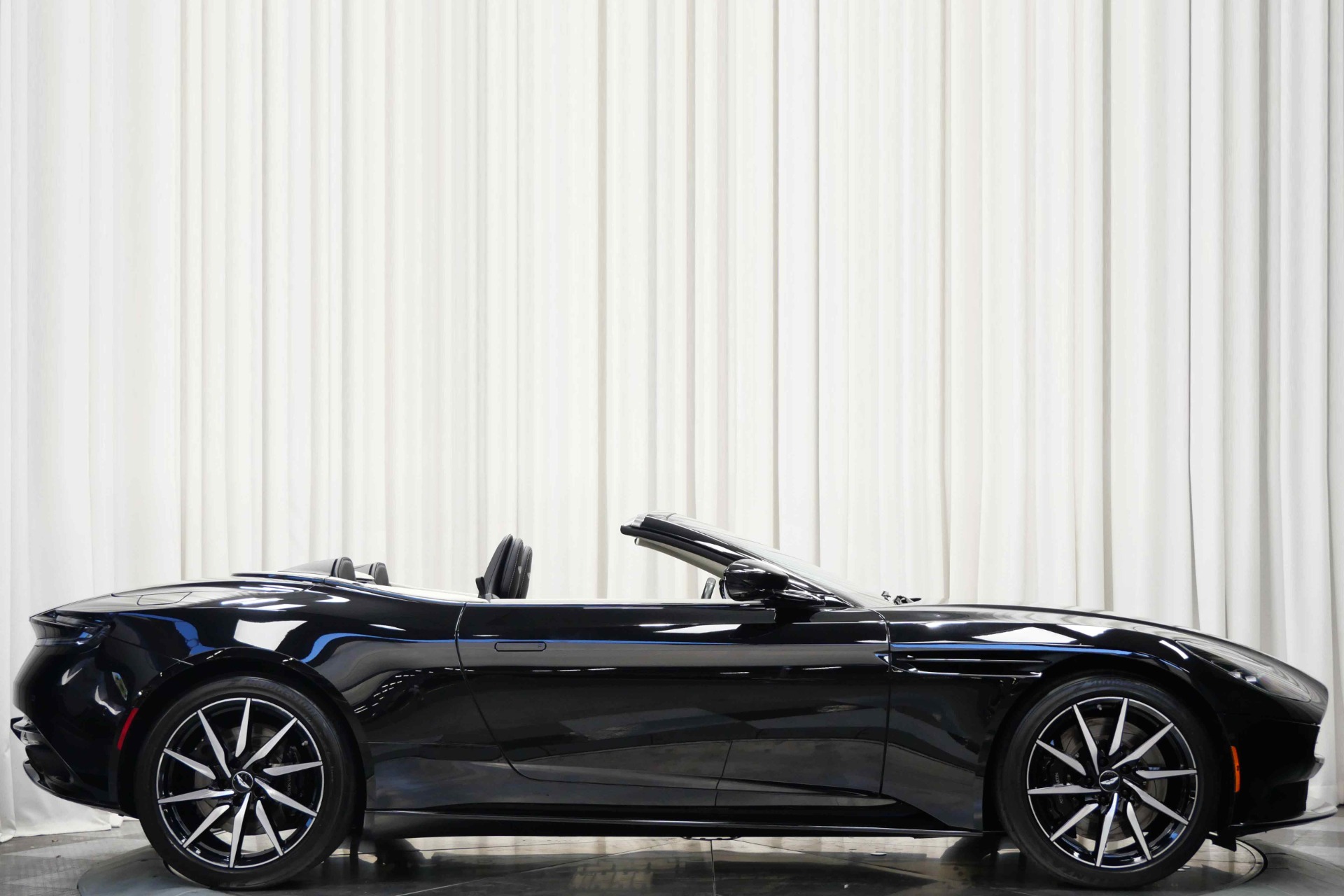 Onyx Black Aston Martin DB11 Volante with Obsidian Black Interior