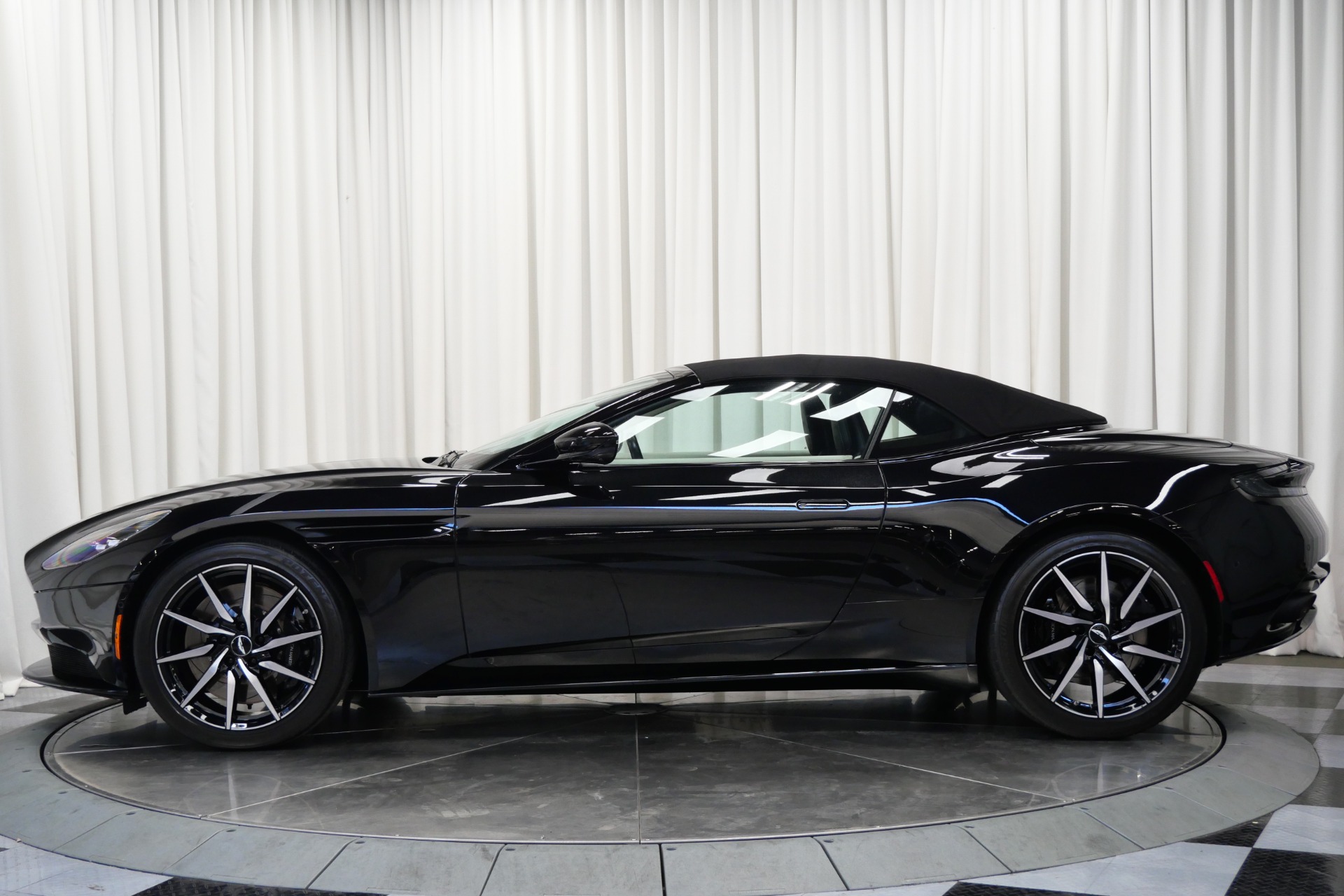 Onyx Black Aston Martin DB11 Volante with Obsidian Black Interior