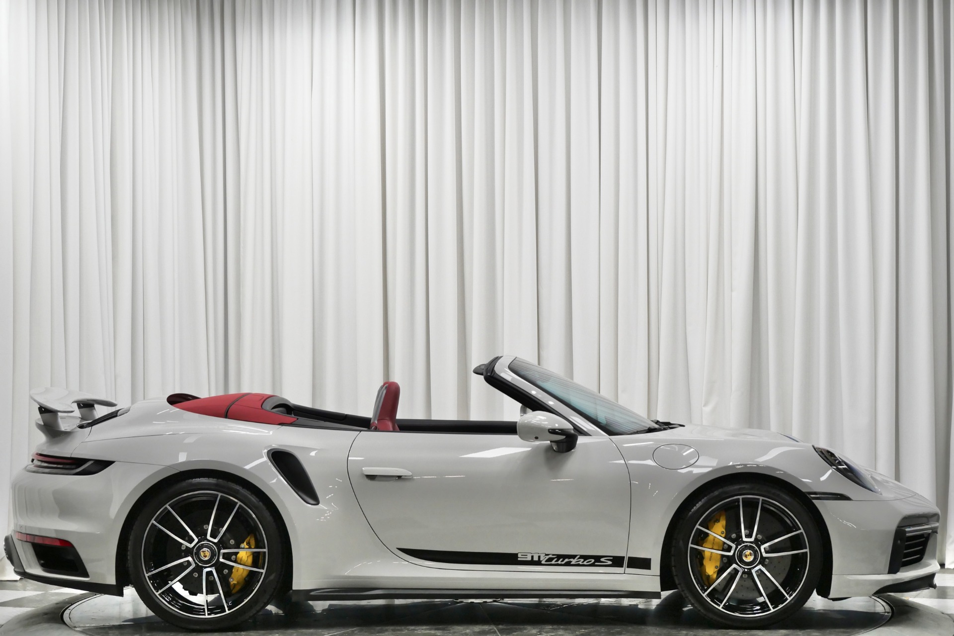 Chalk Porsche 911 Turbo S Cabriolet -Low Miles, Sport Exhaust