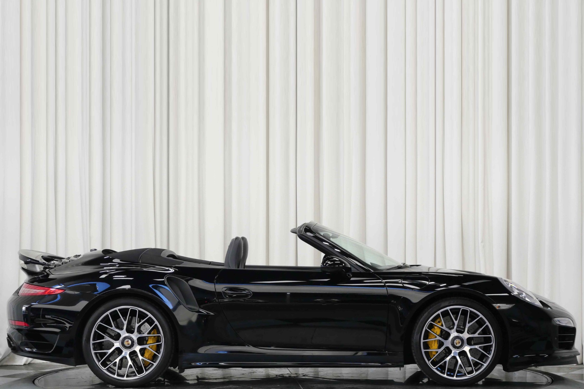 Black Porsche 911 Turbo S Cabriolet -Premium Package Plus
