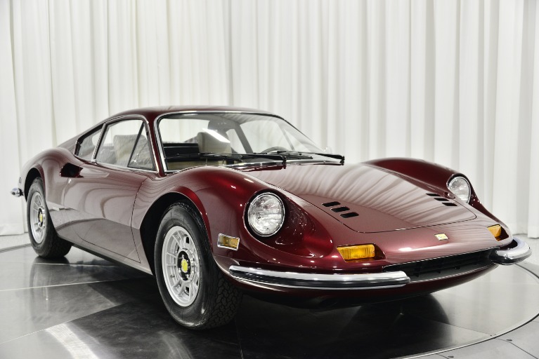 Rosso Cordoba Metallizzato Ferrari Dino 246GT with Crema Interior