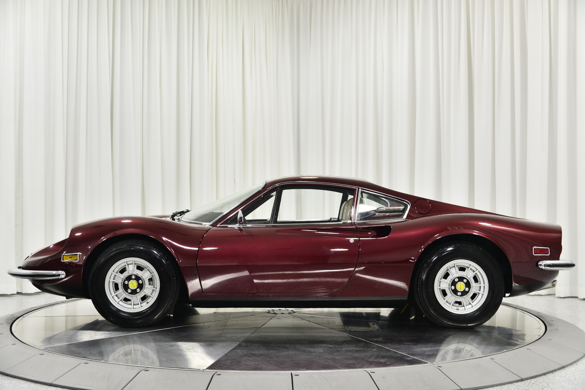 Rosso Cordoba Metallizzato Ferrari Dino 246GT with Crema Interior