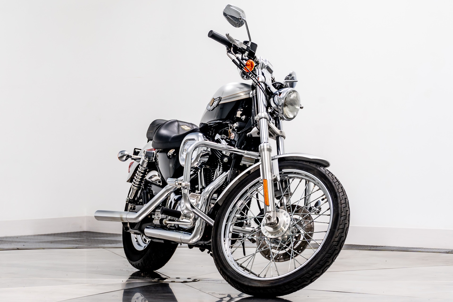 Used 2003 Harley Davidson XL 1200 Custom Sportster 100th Anniversary For Sale Sold Marshall Goldman Beverly Hills Stock SPORT100THSL