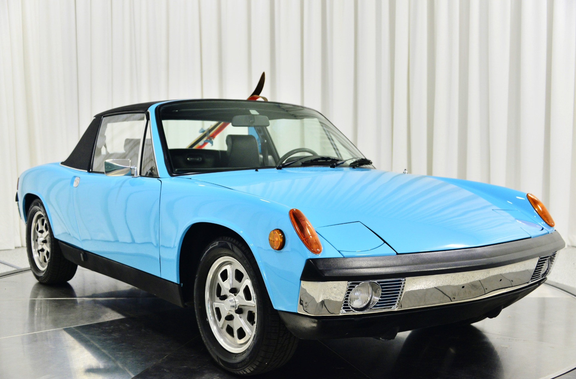 Olympic Blue Porsche 914 2.0 with Black Interior For Sale - Stock