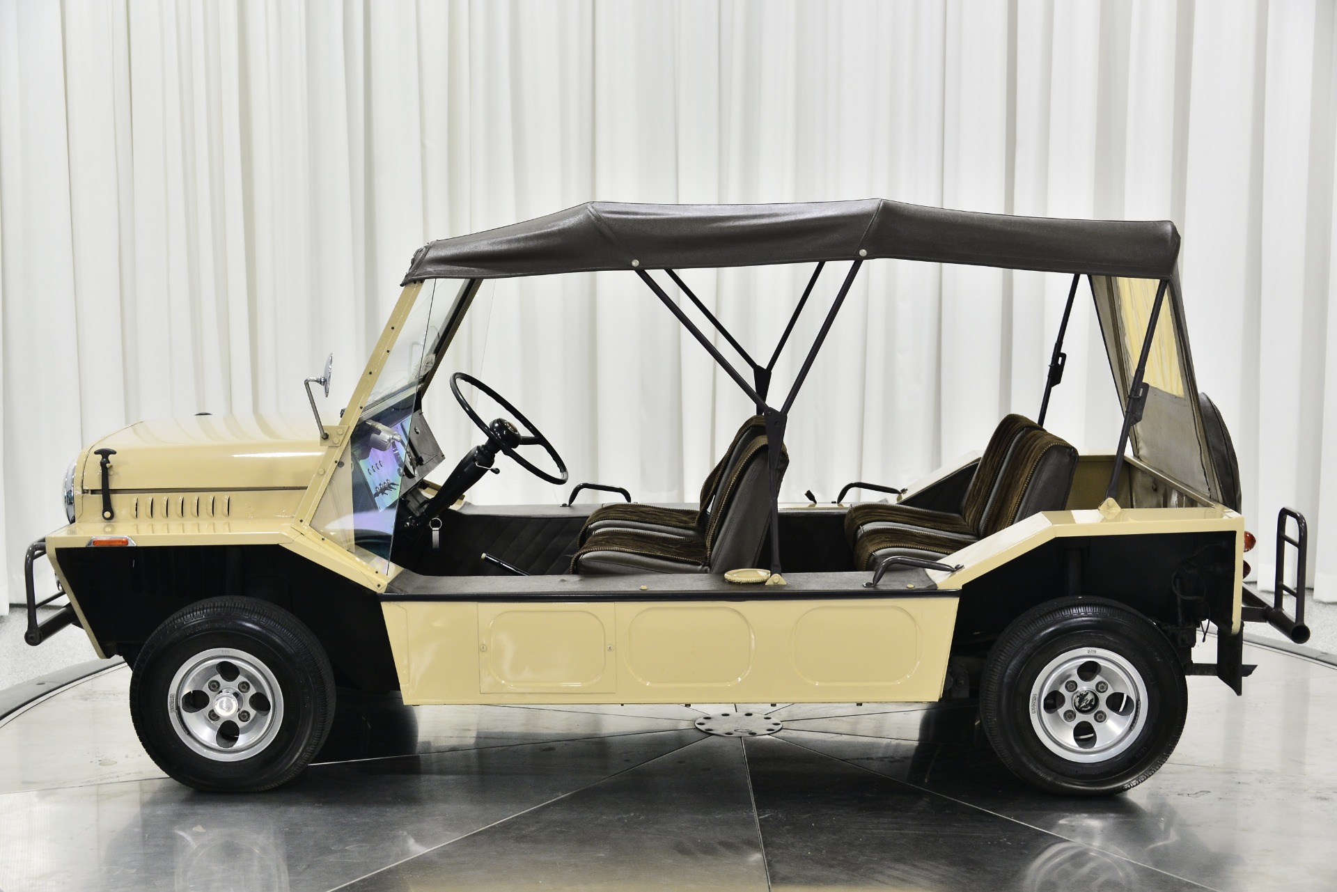 Cappuccino Mini Morris Mini Moke with Havana Brown Interior For