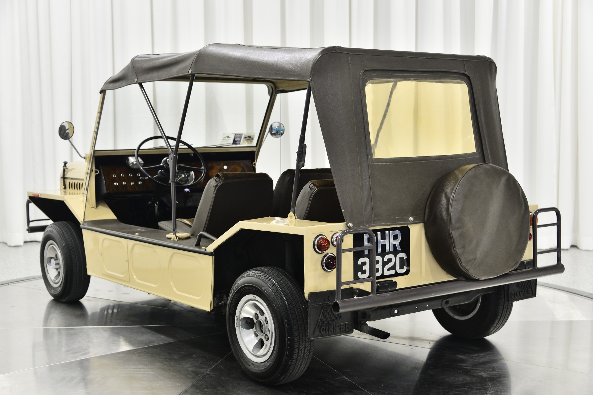Cappuccino Mini Morris Mini Moke with Havana Brown Interior For