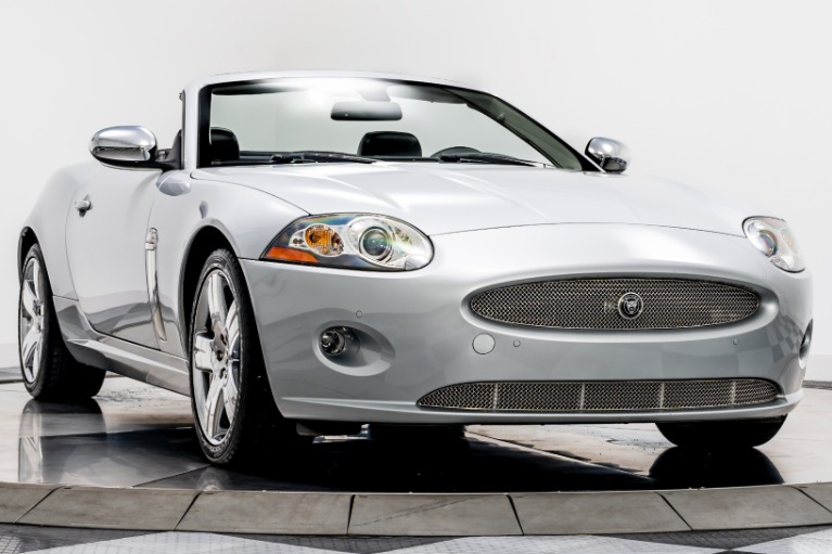 Liquid Silver Metallic Jaguar XK Convertible with Charcoal